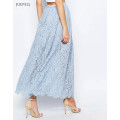 Falda de mujer Lace Maxi Long Beach en azul cielo